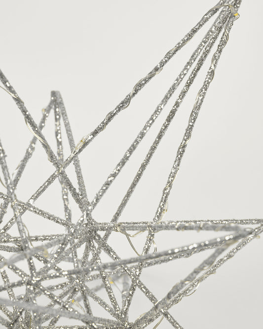 Velika zvezdasta svetiljka Nicoletta u srebrnoj boji