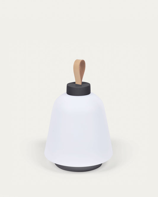 Udiya stona lampa od polietilena i metala sa crnom završnom obradom