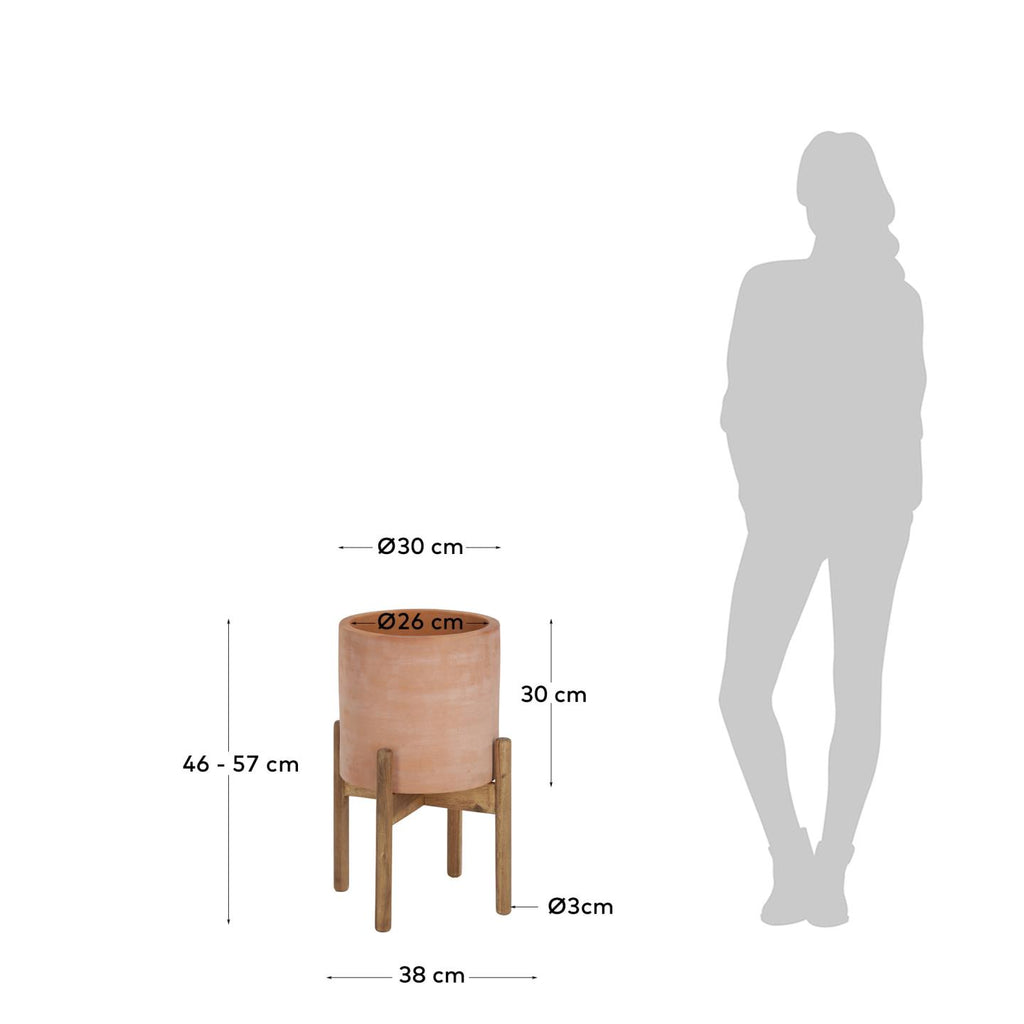 Dalva saksija terakota, Ø 26 cm