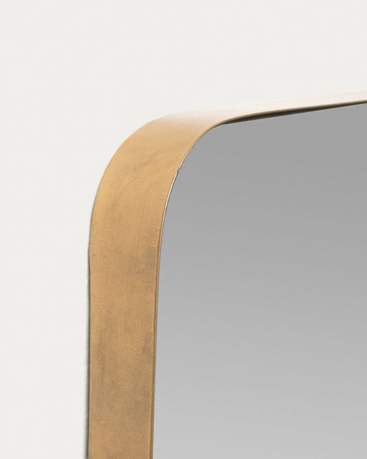 Marco gold metal wall mirror 55 x 150.5 cm