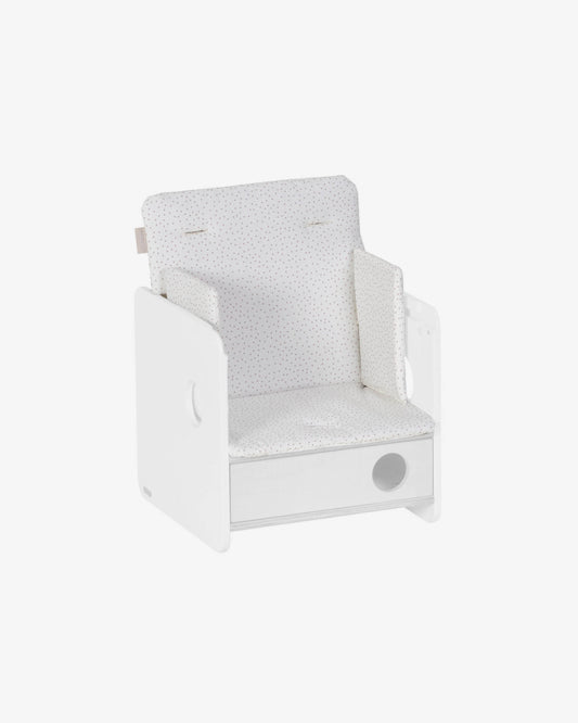 100% organski pamuk (GOtS) Nuun jastučić za visoku stolicu u ružičastim tačkama