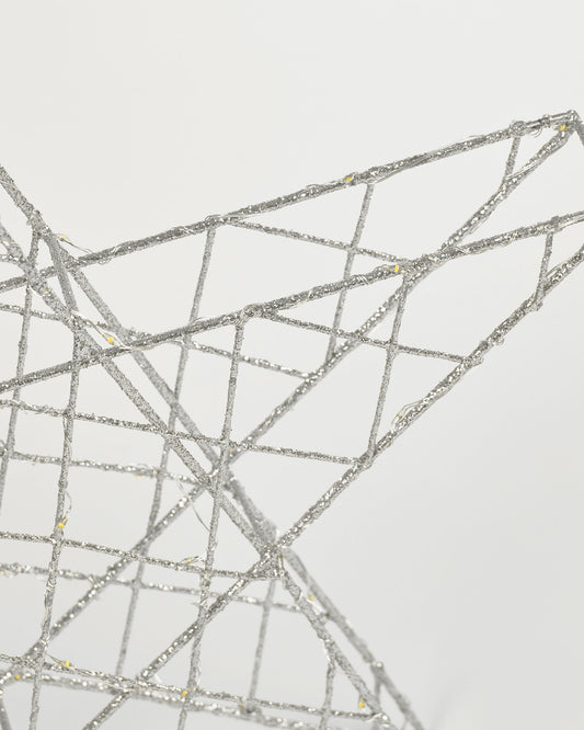 Orazia zvezdasta lampa u sivoj boji