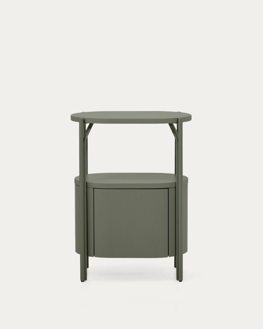 Arely ormarić za lavabo sa čeličnom konstrukcijom i zelenim lakiranim MDF-om, 60 x 40cm