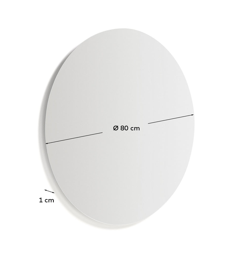 Donia round bathroom mirror Ø 80 cm