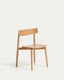Evera chair in oak veneer with natural finish 