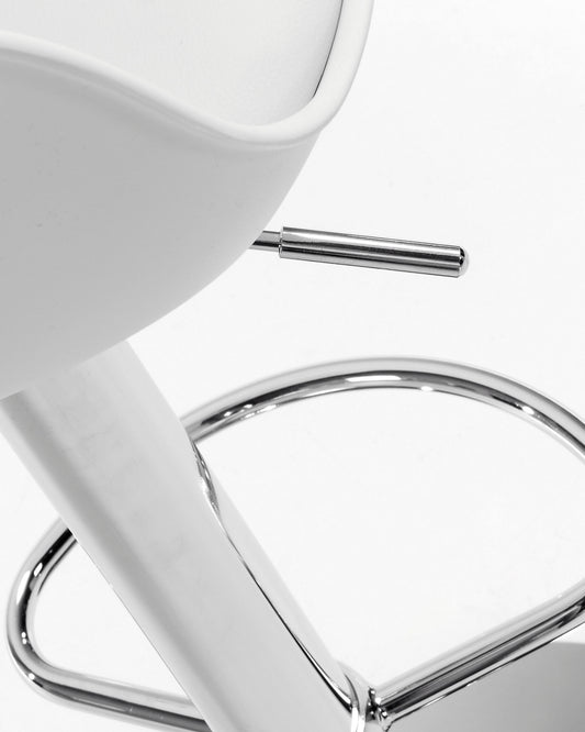 Orlando-t barska stolica bela visina 60-82 cm