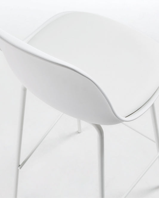 White Brighter barska stolica visine 75 cm