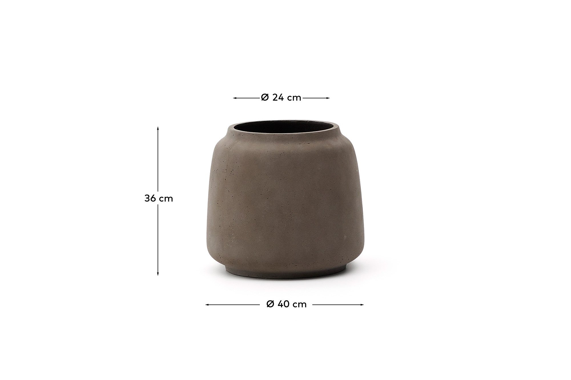 Lira saksija u imitaciji terakote, Ø40cm