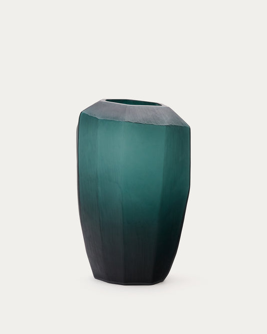 Geonix zelena staklena vaza 45,5cm