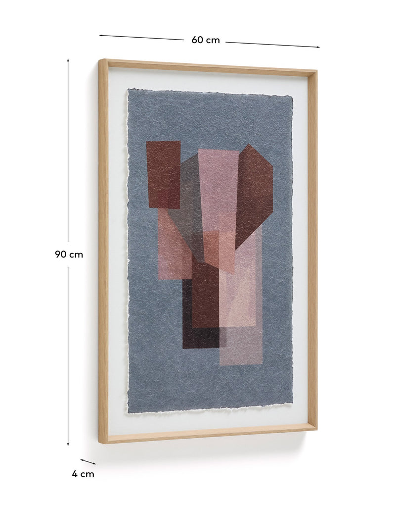 Veluni slika od recikliranog papira u više boja 60 x 90 cm