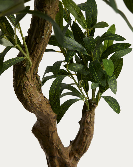 Artificial tree Olive with white pot, 210 cm