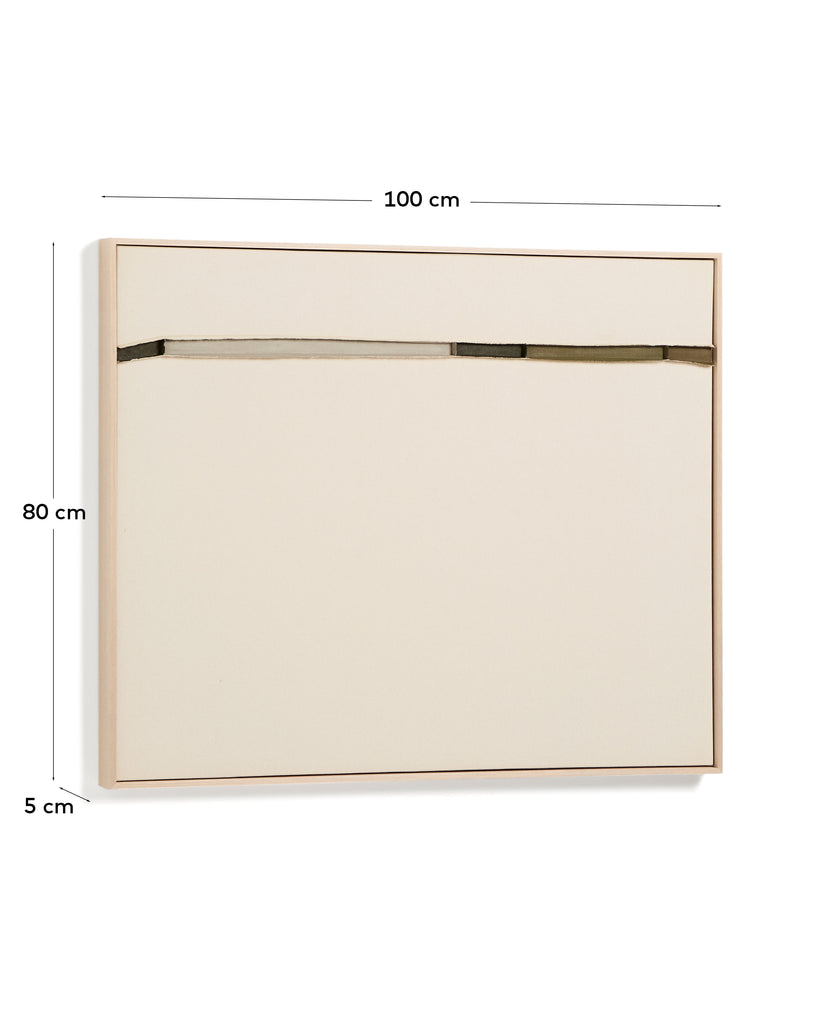 Abstract painting by Deravia, 80 x 100 cm