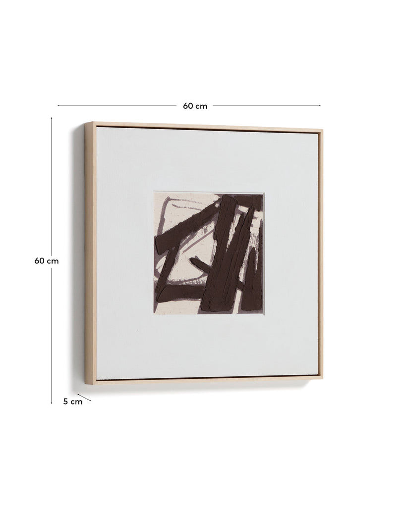 Abstract painting Arilan, 60 x 60 cm