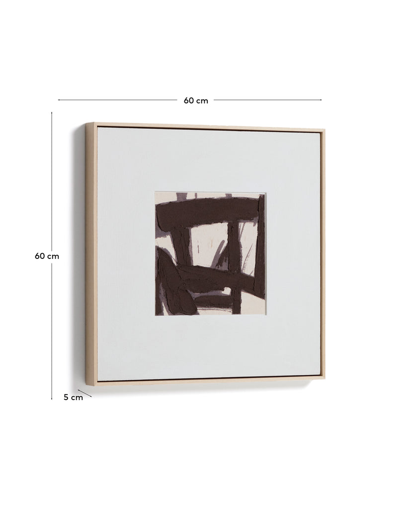 Apstraktna slika Arilan, ručno oslikana, 60 x 60 cm