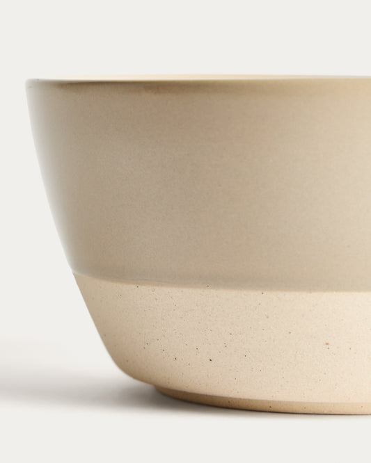 Doren ceramic bowl beige
