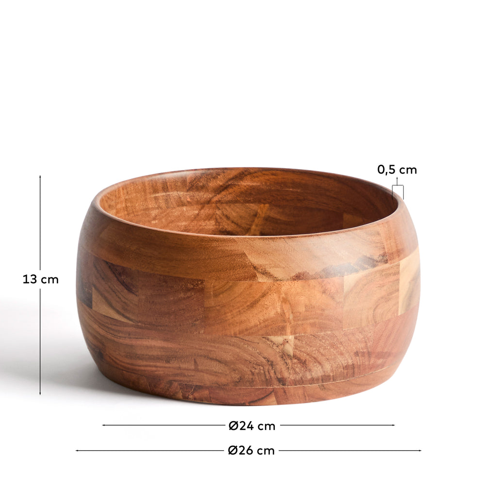 Velika činija Malor od drveta akacije