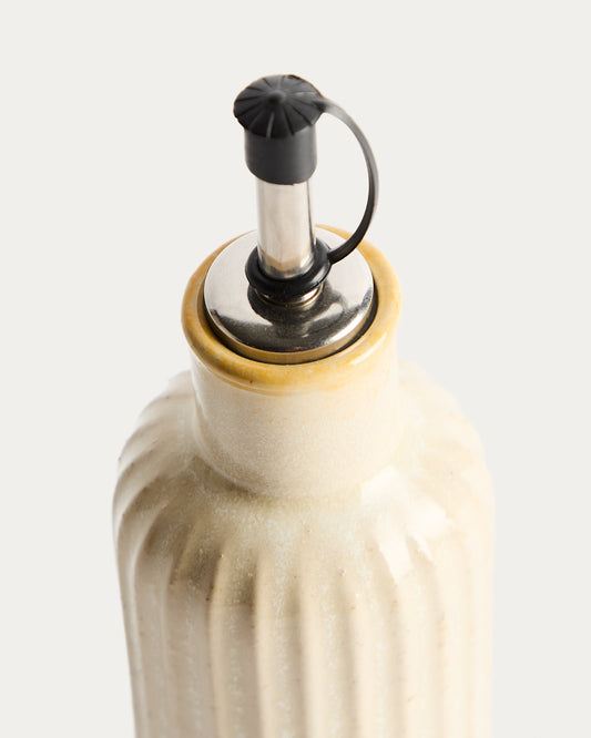 Belor oil pan made of white ceramics