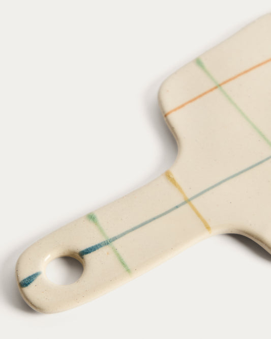 Daska za sečenje Belor od keramike sa višebojnim linijama 36 x 13,8 cm