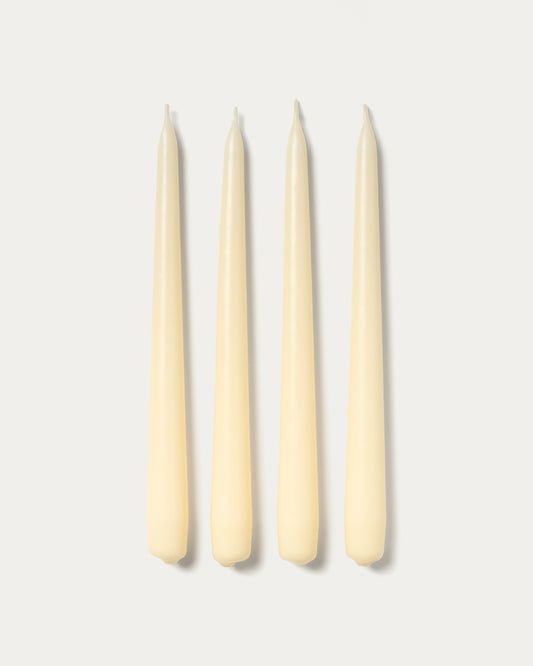 Talinen set of 4 white candles