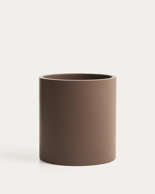 Aiguablava braon saksija od cementa Ø 52cm
