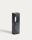 Tesh dark grey marble sculpture 36 cm