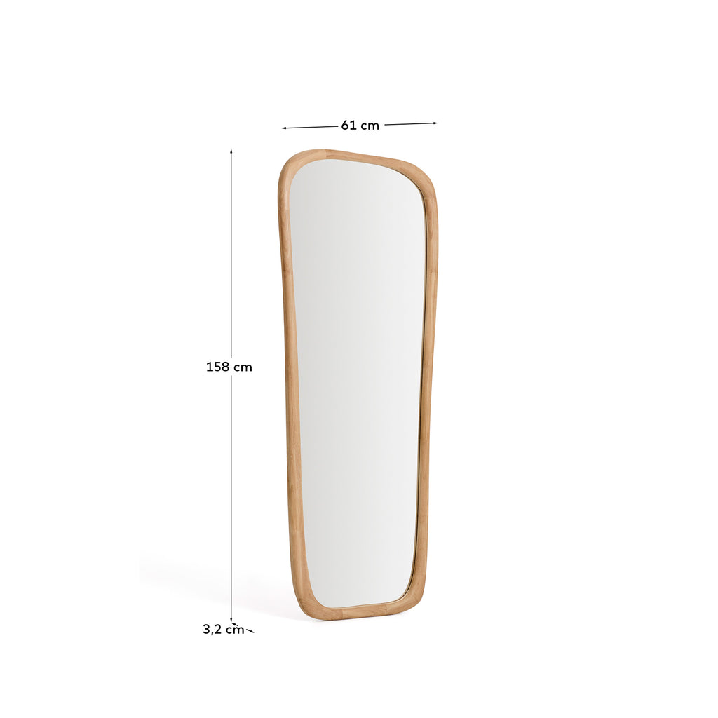 Alura teak mirror 158 x 61 cm FSC 100%