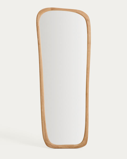 Alura teak wood mirror 158 x 61cm FSC 100%