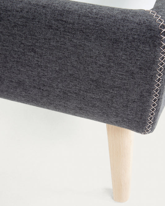 Dyla presvlaka za dušek 90 x 190 cm u crnoj boji