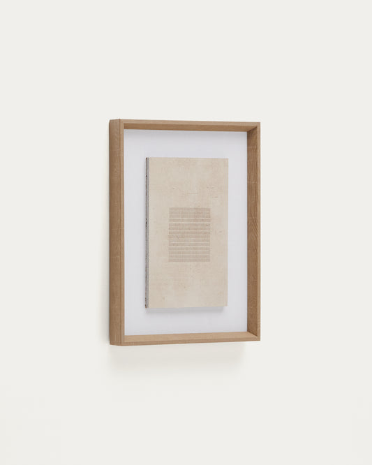 Sormina slika sa smeđim prugama u sredini 30 x 40 cm