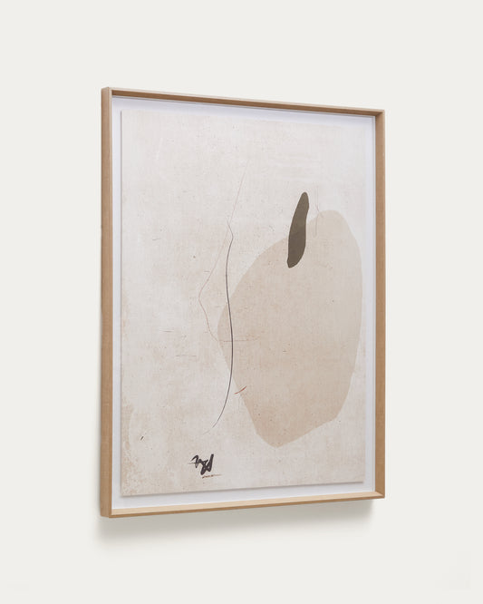 Sormi apstraktna bež slika 80 x 100 cm