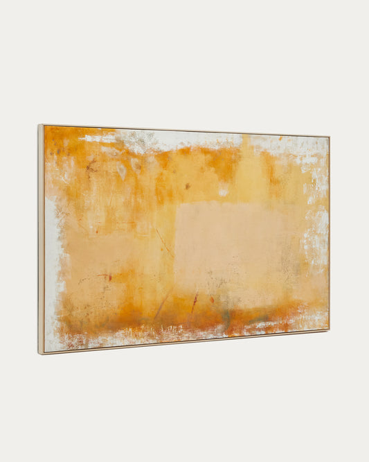 Selnar apstraktna žuta slika 202 x 122 cm