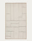 Klis white linen picture with geometric shapes, 120 x 200 cm