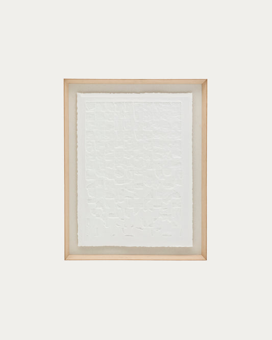 Annia bela, slika od papir-mašea, 90 x 70 cm