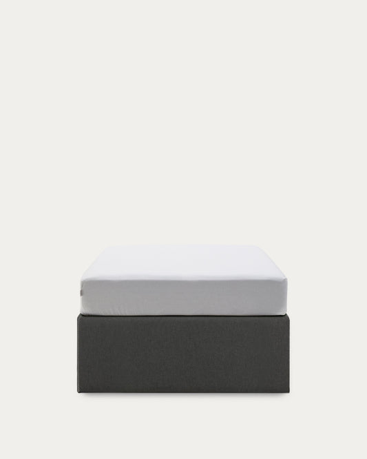 Matters sofa na rasklapanje u crnoj boji za dušek 90 x 190 cm