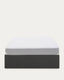 Matters ottoman bed base in black for a 180 x 200 cm mattress