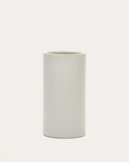 Aiguablava saksija u belom cementu, Ø 42 cm