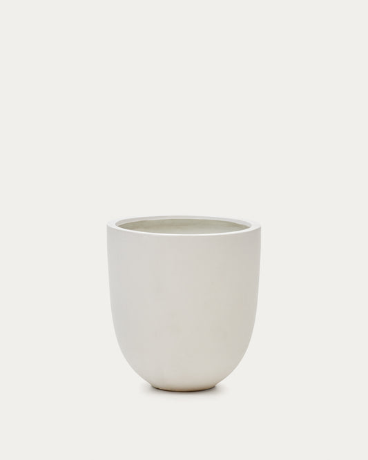 Aiguablava saksija u belom cementu, Ø 56 cm