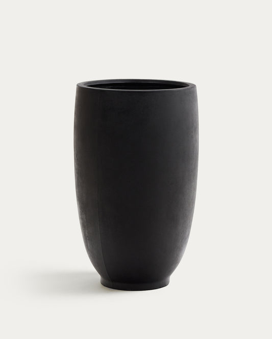 Aiguablava saksija od crnog cementa Ø 75 cm