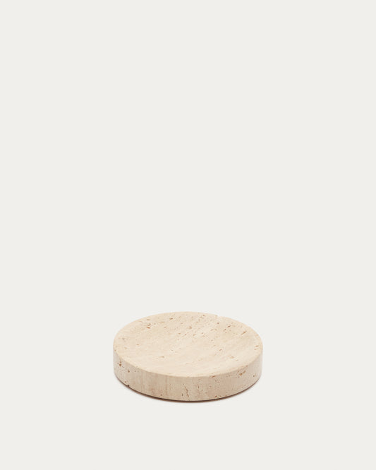 Macre bež travertin posuda za sapun