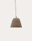 Lisora plafonska lampa u braon papir-mašeu Ø25cm