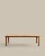 Icaro sto od punog tikovinog drveta, 220 x 102 cm, FSC 100%