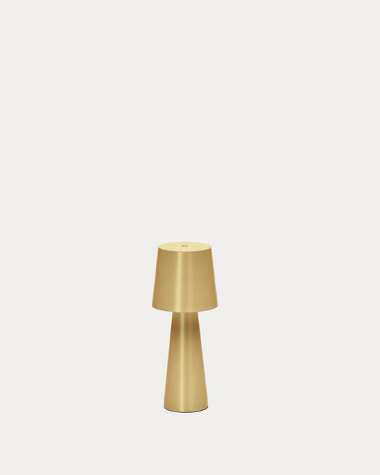 Arenys small metal table lamp in gold color