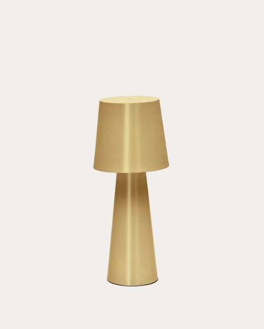 Arenys large metal table lamp in gold color