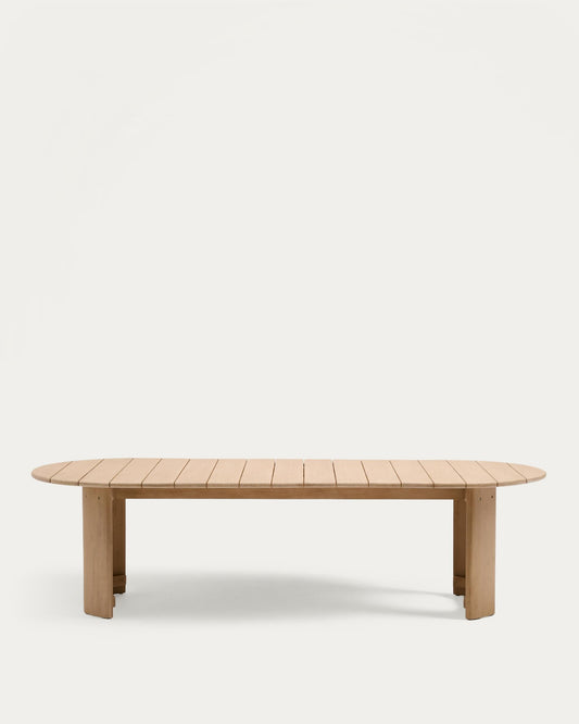 Xoriguer table in solid eucalyptus wood, 280 x 110 cm, FSC 100%