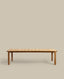 Icaro sto od punog tikovinog drveta, 280 x 112 cm, FSC 100%