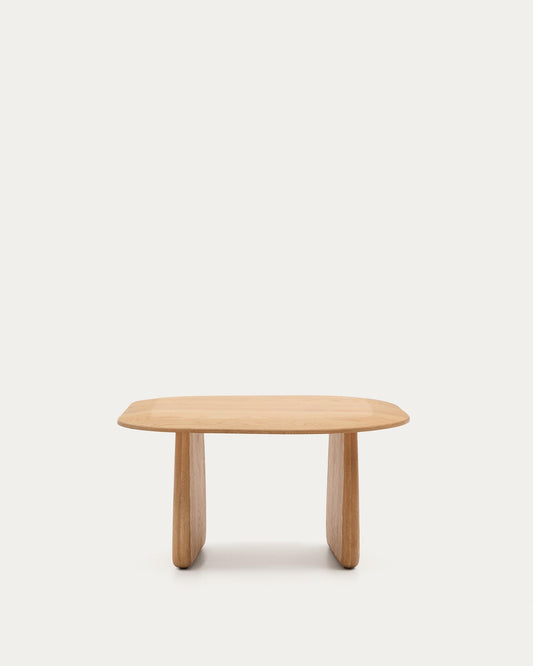 Pirita pomoćni sto od punog hrastovog drveta u prirodnoj završnoj obradi, 71 x 70 cm FSC 100%