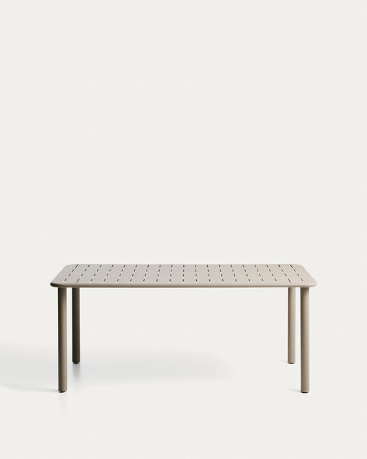 Brai baštenski sto od pocinkovanog čelika boje taupe 180 x 90 cm