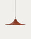 Bladia rattan ceiling lamp with terracotta finish Ø70cm