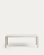 Culip aluminijumski spoljni sto u beloj boji, 220 x 100 cm
