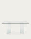 Burano glass table, 200 x 90 cm